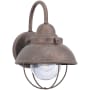 Generation Lighting Sebring 11" Tall LED Outdoor Wall Sconce Weathered Copper