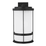 Generation Lighting Wilburn 24" Tall Outdoor Wall Sconce - Dark Sky Compliant Black