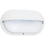 Generation Lighting Bayside 5" Tall Outdoor Wall Sconce White