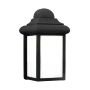 Generation Lighting Mullberry Hill 9" Tall Outdoor Wall Sconce Black