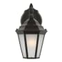 Generation Lighting Bakersville 11" Tall Outdoor Wall Sconce with Frosted Glass Shade Antique Bronze