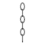 Generation Lighting 6 Ft. Chain for Generation Lighting Fixtures Textured Rust Patina