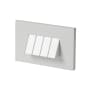 Generation Lighting Tarpa 5" Wide LED Step Light - Turtle Friendly Satin Nickel