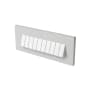 Generation Lighting Tarpa 9" Wide LED Step Light - Turtle Friendly Satin Nickel