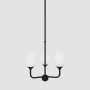 Generation Lighting Emile 3 Light 16" Wide LED Chandelier Midnight Black
