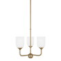 Generation Lighting Emile 3 Light 16" Wide LED Chandelier Satin Bronze