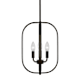 Generation Lighting Loretto 3 Light 11" Wide Candle Style Chandelier Midnight Black