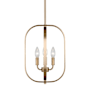 Generation Lighting Loretto 3 Light 11" Wide Candle Style Chandelier Satin Brass