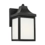 Generation Lighting Saybrook 9" Tall Outdoor Wall Sconce Textured Black