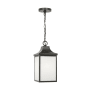 Generation Lighting Saybrook 7" Wide LED Outdoor Mini Pendant Antique Bronze