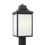 Generation Lighting Saybrook 17" Tall Post Light Textured Black