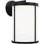 Generation Lighting Luning 15" Tall Outdoor Wall Sconce Textured Black