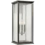 Generation Lighting Audley 3 Light 24" Tall Outdoor Wall Sconce Antique Bronze