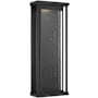 Generation Lighting Faywood 26" Tall LED Outdoor Wall Sconce Textured Black