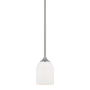 Generation Lighting Emile 4" Wide Mini Pendant Brushed Steel