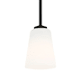 Generation Lighting Miles 5" Wide Mini Pendant Midnight Black