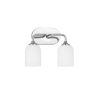 Generation Lighting Emile 2 Light 14" Wide Vanity Light Chrome