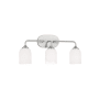 Generation Lighting Emile 3 Light 22" Wide LED Vanity Light Brushed Steel