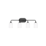 Generation Lighting Emile 4 Light 22" Wide LED Vanity Light Midnight Black