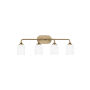 Generation Lighting Emile 4 Light 22" Wide LED Vanity Light Satin Bronze