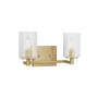 Generation Lighting Parker 2 Light 15" Wide Vanity Light Satin Bronze