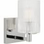 Generation Lighting Lando 8" Tall Bathroom Sconce Chrome