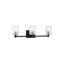 Generation Lighting Lando 3 Light 25" Wide Vanity Light Midnight Black