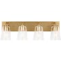 Generation Lighting Miles 4 Light 25" Wide Vanity Light Satin Brass