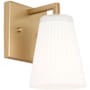 Generation Lighting Upson 8" Tall Bathroom Sconce Satin Brass
