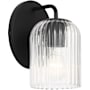 Generation Lighting Eisele 8" Tall Bathroom Sconce Midnight Black