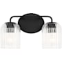 Generation Lighting Eisele 2 Light 14" Wide Vanity Light Midnight Black