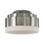 Generation Lighting Aspen 4" Wide Single LED Ceiling Fan Light Kit Brushed Steel
