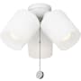 Generation Lighting Windom 14" Wide 3 Light Ceiling Fan Light Kit with Opal Glass Shades Matte White