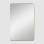 Generation Lighting Planer 24" W x 36" H Transitional Rectangular Framed Bathroom Wall Mirror Mirror Glass