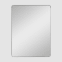 Generation Lighting Planer 36" W x 48" H Transitional Rectangular Framed Bathroom Wall Mirror Polished Nickel
