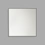 Generation Lighting Cadre 30" Square Flat Framed Wall Mounted Bathroom Mirror with Lighting Midnight Black