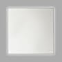 Generation Lighting Cadre 36" Square Flat Framed Wall Mounted Bathroom Mirror with Lighting Brushed Nickel