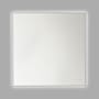 Generation Lighting Cadre 36" Square Flat Framed Wall Mounted Bathroom Mirror with Lighting Chrome