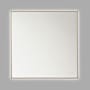 Generation Lighting Cadre 36" Square Flat Framed Wall Mounted Bathroom Mirror with Lighting Satin Brass