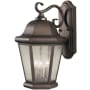 Generation Lighting Martinsville 3 Light 17" Tall Outdoor Wall Sconce Corinthian Bronze