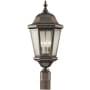 Generation Lighting Martinsville 3 Light 22" Tall Post Light Corinthian Bronze