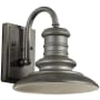 Generation Lighting Redding Station 10" Tall LED Outdoor Wall Sconce Tarnished Silver