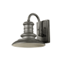 Generation Lighting Redding Station 10" Tall LED Wall Sconce Tarnished Silver