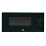 GE Profile 24 Inch Wide 1.1 Cu. Ft. 800 Watt Built In, Countertop Microwave with LED Display and Child Lock Black