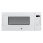 GE Profile 24 Inch Wide 1.1 Cu. Ft. 800 Watt Built In, Countertop Microwave with LED Display and Child Lock White