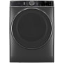 GE Profile 28 Inch Wide 7.8 Cu. Ft. Energy Star Certified Electric Dryer with Sanitize and Steam Cycles Carbon Graphite