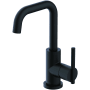 Gerber Parma 1.2 GPM Single Hole Bathroom Faucet with High-Rise Spout Satin Black