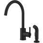 Gerber Parma 1.75 GPM Kitchen Faucet - Includes Metal Side Spray Satin Black