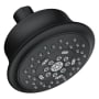 Gerber Surge 1.75 GPM Multi Function Shower Head with Air Injection and Dual Valve Technology Satin Black