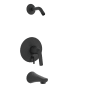Gerber Lemora Tub and Shower Trim Package Satin Black